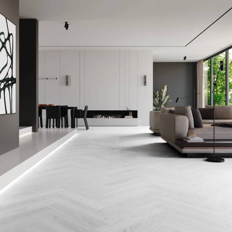 Panele winylowe SPC Jodełka Dąb Diamentowy DP5000043 Klasa