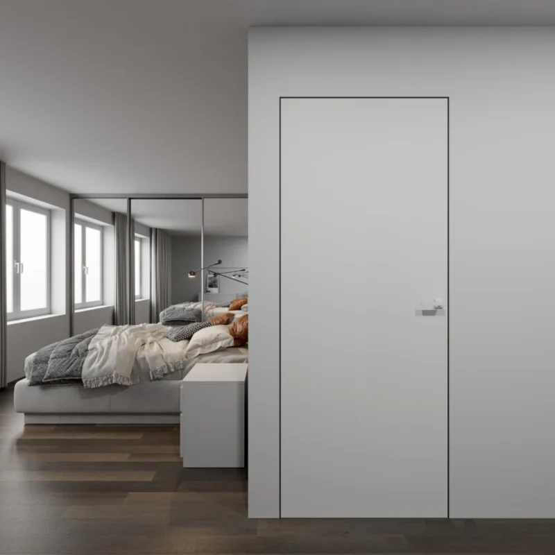 Zestaw Drzwi ukryte + Ościeżnica Sara Color bezprzylgowe (