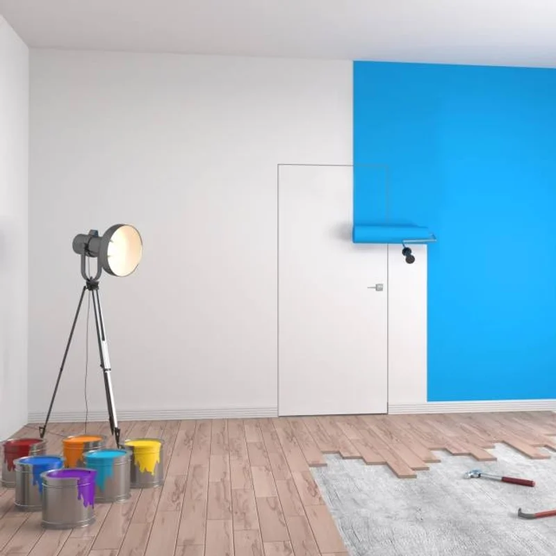 Zestaw Drzwi ukryte + Ościeżnica Sara Color bezprzylgowe (