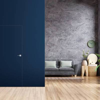 Zestaw Drzwi ukryte + Ościeżnica Sara Color bezprzylgowe (otwierane na zewnątrz) Lewe 90 cm plaster miodu, DU101S0901, TV12090SB