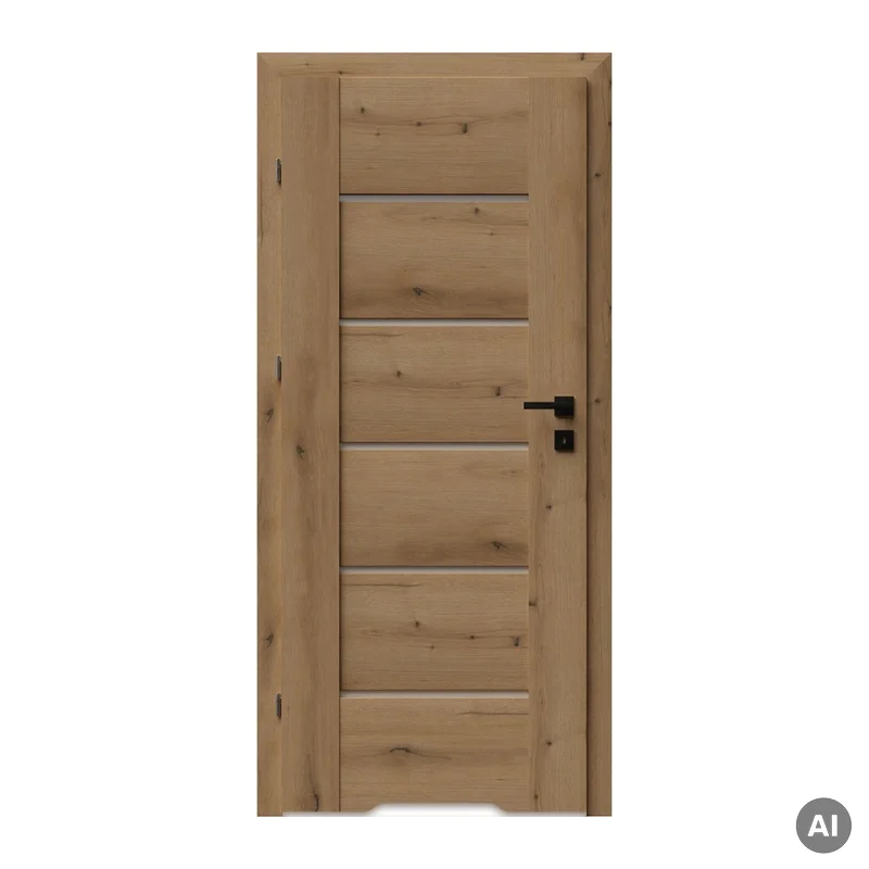Drzwi Auri 0 przylgowe lewe 80 cm WC z podcięciem wentylacy