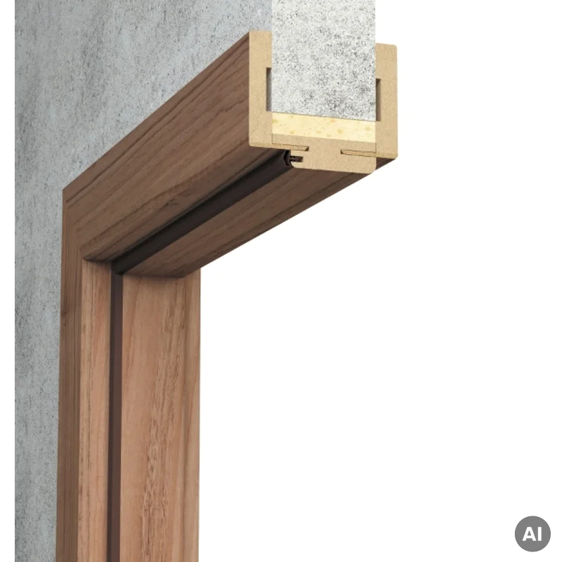 Ościeżnica regulowana z kątownikiem T80 160-180 70cm Lewa