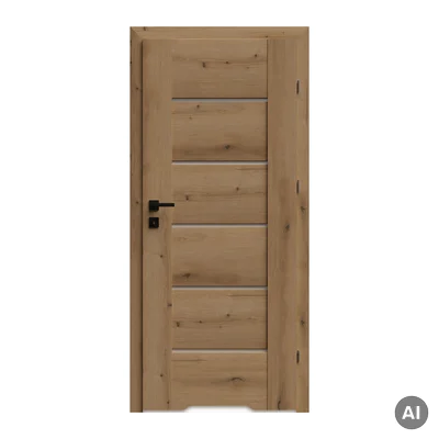 Drzwi Auri 0 przylgowe prawe 70 cm WC z podcięciem wentylacyjnym, 5901316119958