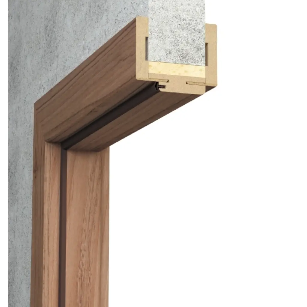 Ościeżnica regulowana z kątownikiem T80 120-140 90cm Lewa przylgowa, 5901316119729