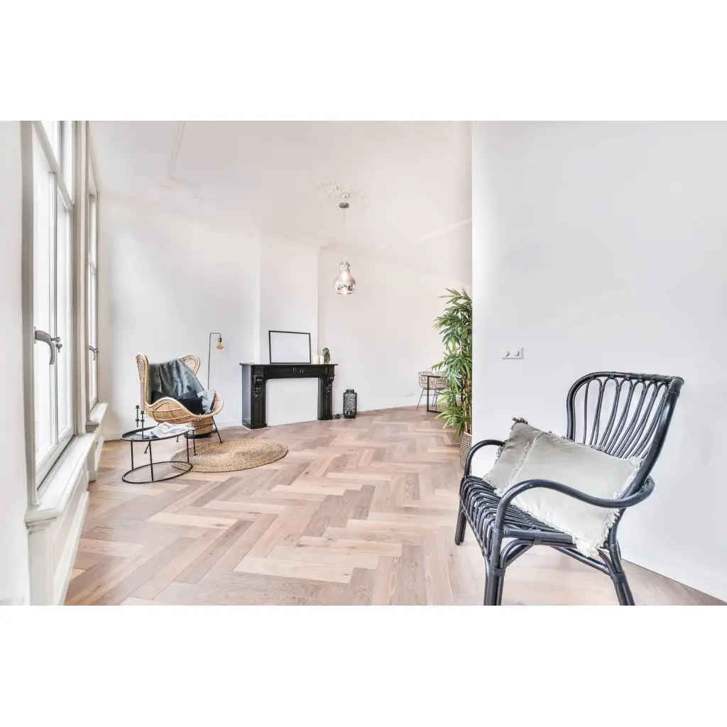 Podłoga drewniana Jodełka Jesion Kaschmir Lively Jodła Kaszmir 78459 9.3 mm