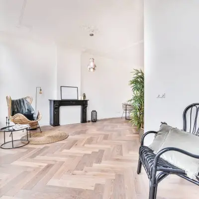 Podłoga drewniana Jodełka Jesion Kaschmir Lively Jodła Kaszmir 78459 9.3 mm