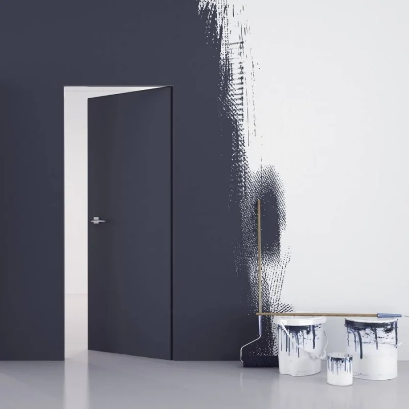 Zestaw Drzwi ukryte + Ościeżnica Sara Uni Lewe 60 cm do ma