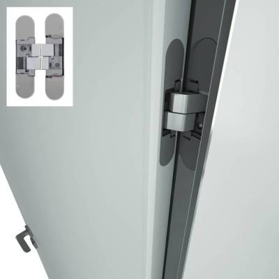 Zestaw Drzwi ukryte + Ościeżnica Sara Uni Prawe 60 cm do malowania, TH01060SB, DU102S0602