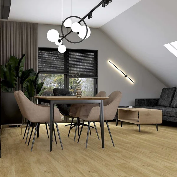 Panele winylowe z podkładem Rome Naturalny 6 mm Klasa 33, E