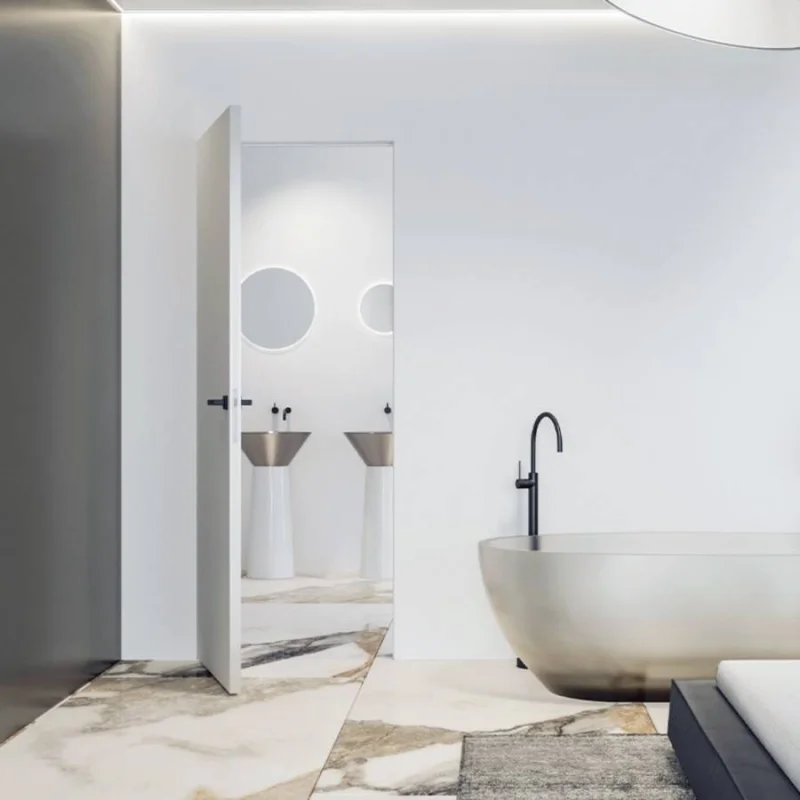 Zestaw Drzwi ukryte + Ościeżnica Sara Uni Lewe 80 cm do ma