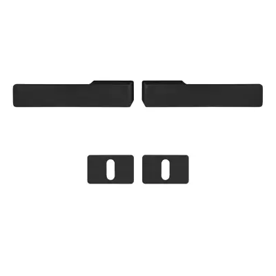 Klamka Libera Czarna klamko + klamka + rozeta WK, 5907505414835