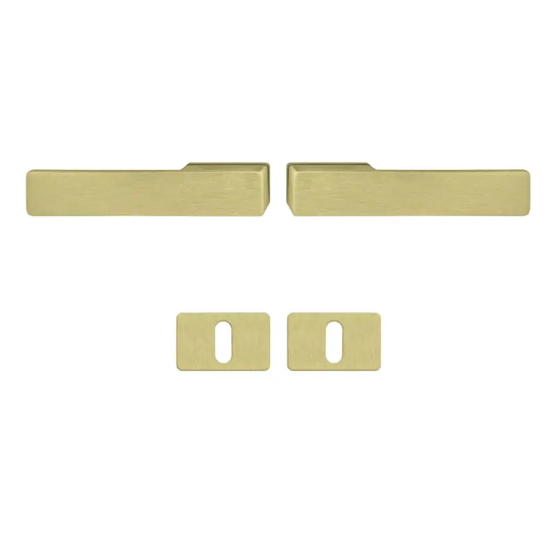 Klamka Libera Złota klamko + klamka + rozeta WK, 5907505425