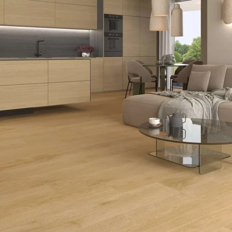 Panele winylowe ze zintegrowanym podkładem SPC Dąb Benjami