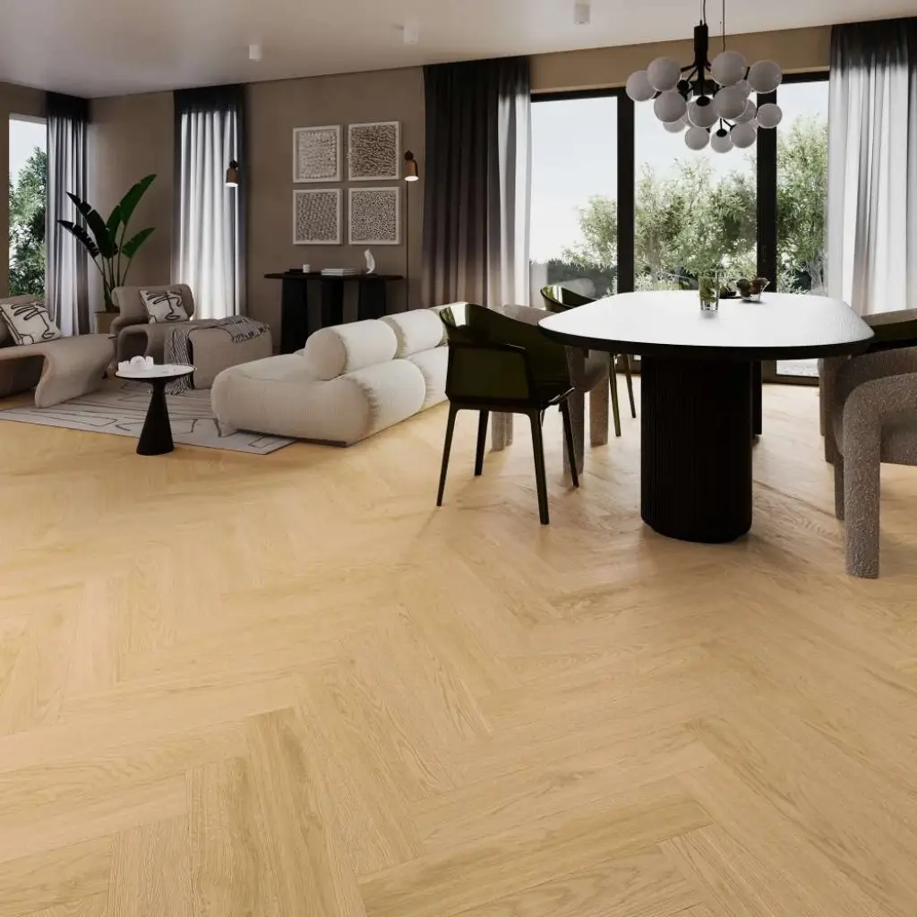 Panele winylowe ze zintegrowanym podkładem SPC Jodła Dąb Benjamin Klasa 33 5.2 mm, SW3HHS-THLA1-DP0XXX-EBENC