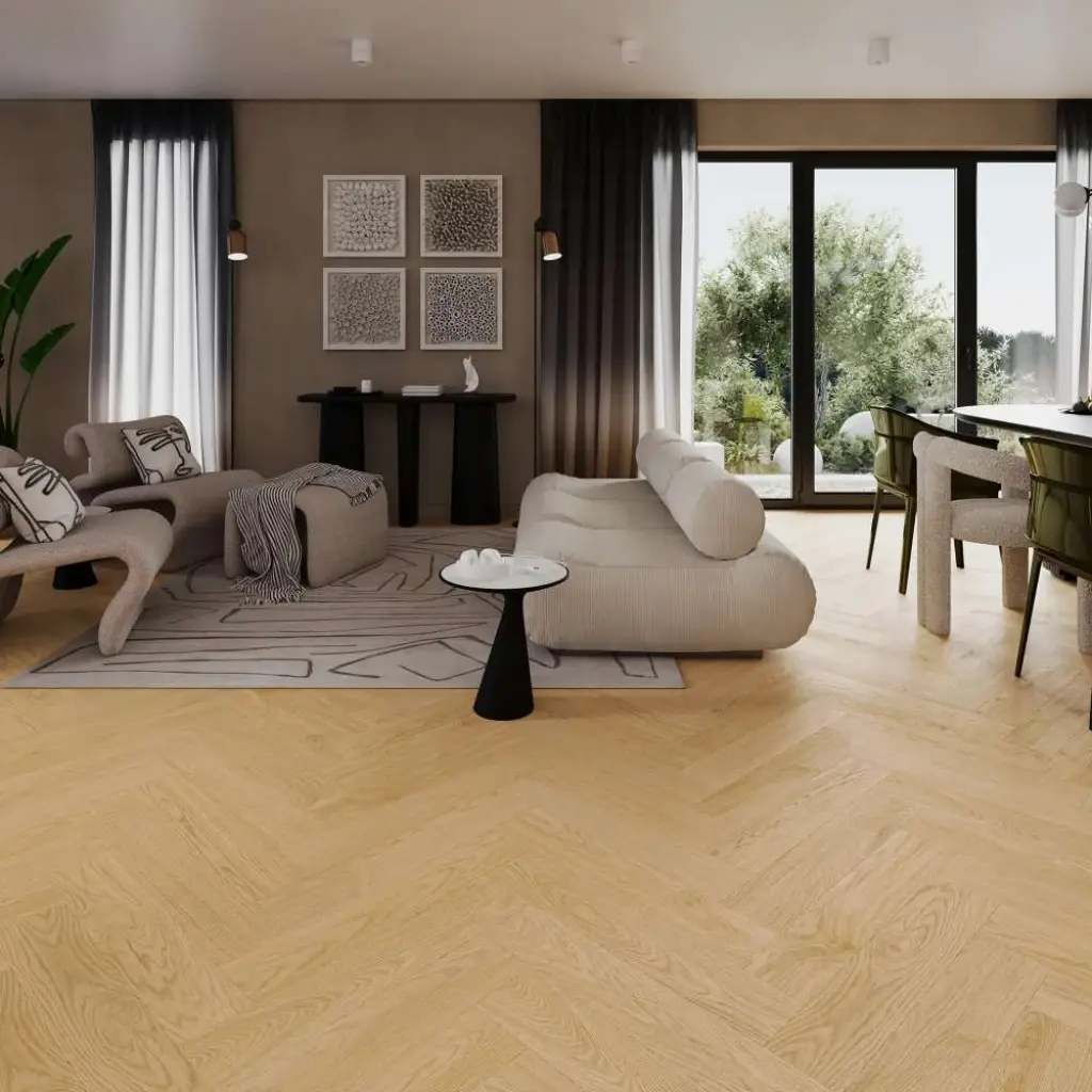 Panele winylowe ze zintegrowanym podkładem SPC Jodła Dąb Benjamin Klasa 33 5.2 mm, SW3HHS-THLA1-DP0XXX-EBENC