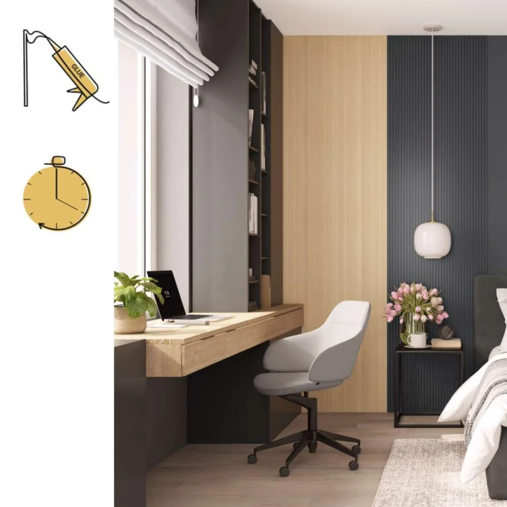 Panel lamelowy Deep Grey S 148, 6075090