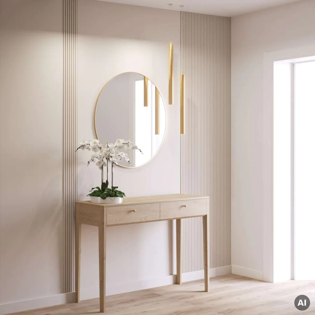 Zakończenie do lameli ściennych XL Satin Cream, 6075347