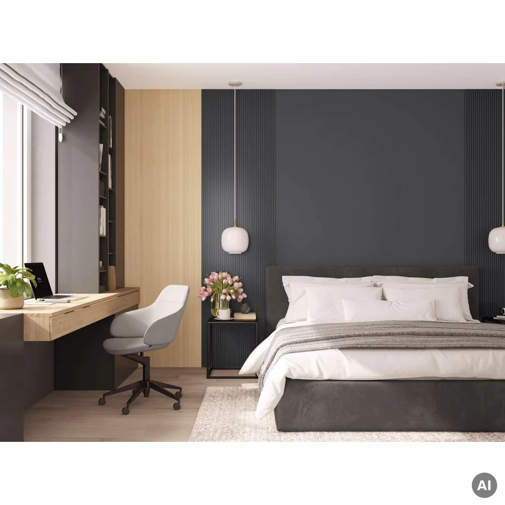 Zakończenie do lameli ściennych XL Deep Grey, 6075348