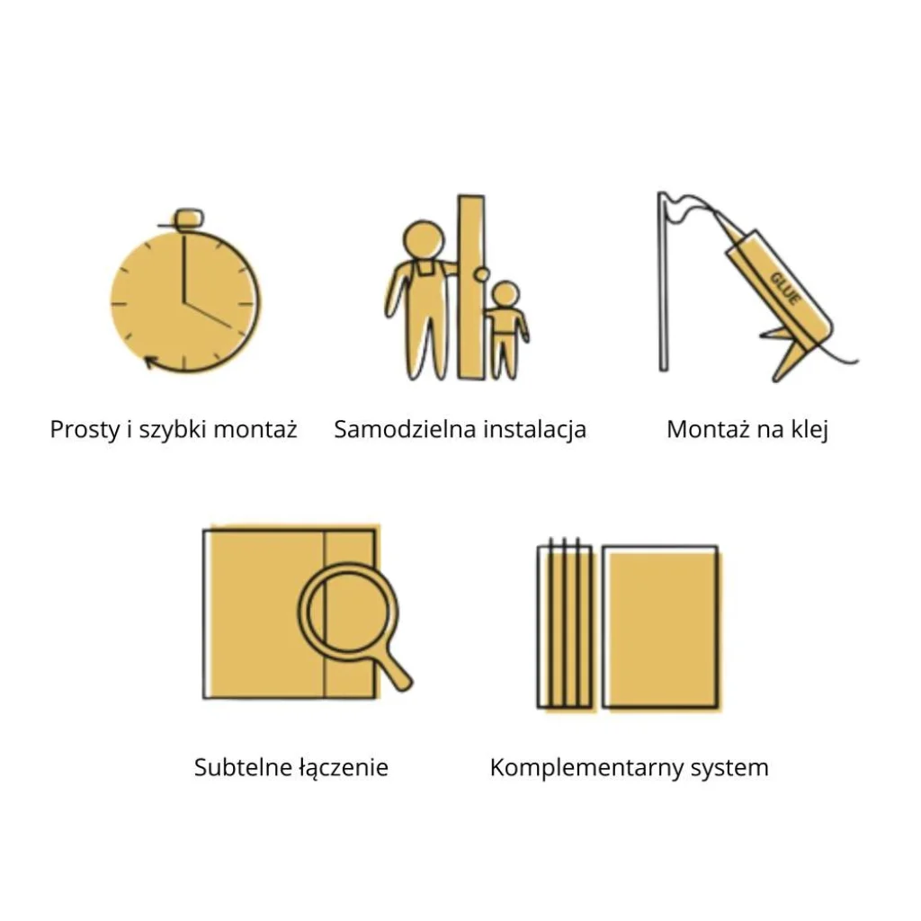 Zakończenie do lameli paneli ściennych XL Brushed Steel, 6075351