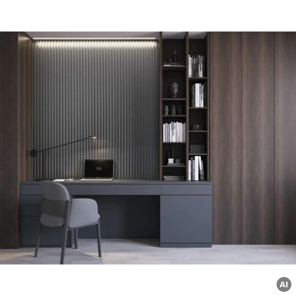Zakończenie do lameli ściennych XL Brushed Steel, 6075351