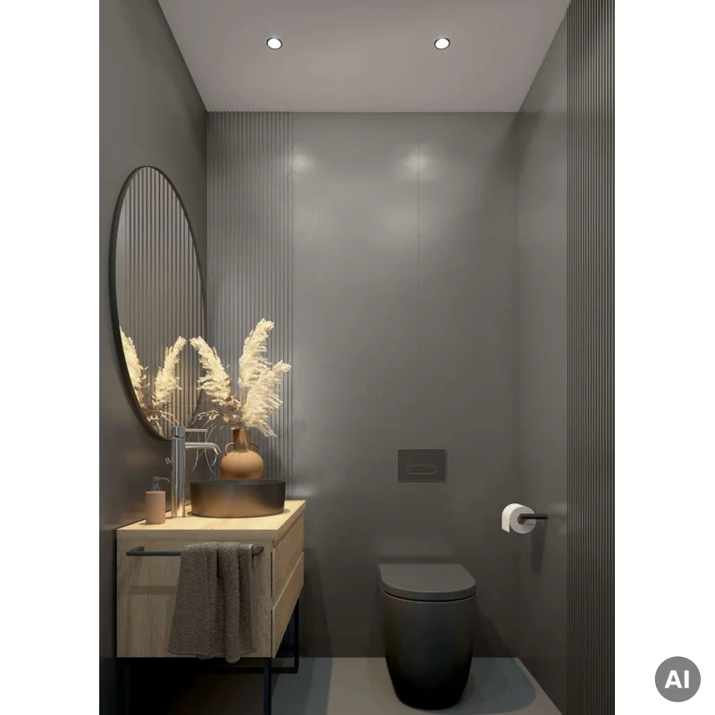 Zakończenie do lameli ściennych XL Brushed Steel, 6075351 