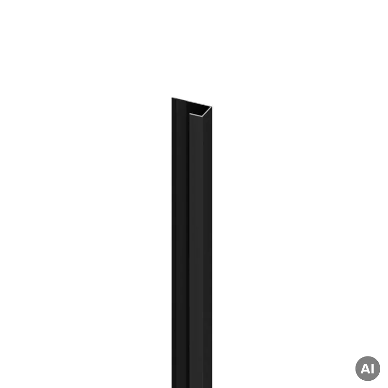 Zakończenie do lameli ściennych XL Czarny Mat, 6075354