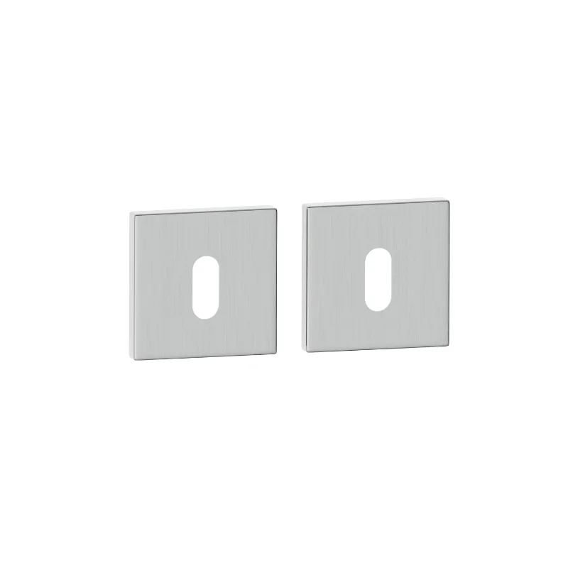 Rozety kwadratowe QR59 pod klucz WK Nikiel szczotkowany, 590