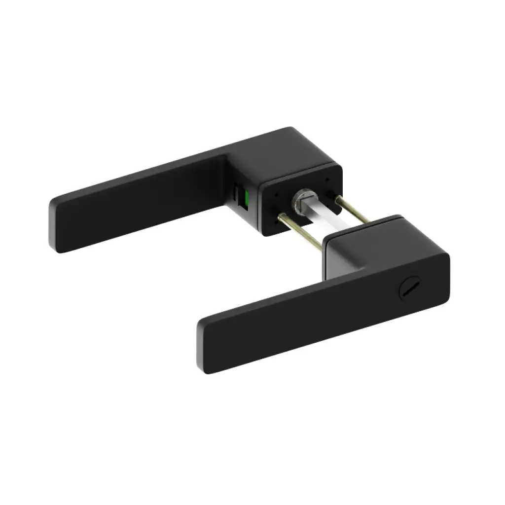 Klamka Loana Czarna z ukrytym zamkiem, 5907609716408