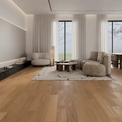 Podłoga hybrydowa Dąb Essenza 6.3 mm, HRXIHA-OSR12-SOMK01-SDB1E