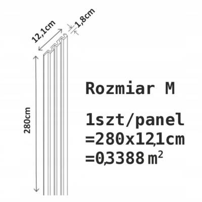 Zestaw Lamele Kaszmir Sahara Cream M 3019, Listwa startowa Lewa , Listwa zakończeniowa Prawa , 120039804, 120038183, 120038185