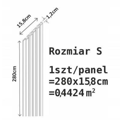 Zestaw Lamele Kaszmir Sahara Cream S 3019, Listwa startowa Lewa, Listwa zakończeniowa Prawa, 120038352, 120041161, 120041159