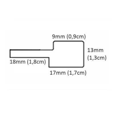 Zestaw Lamele Kaszmir Sahara Cream S 3019, Listwa startowa Lewa, Listwa zakończeniowa Prawa, 120038352, 120041161, 120041159
