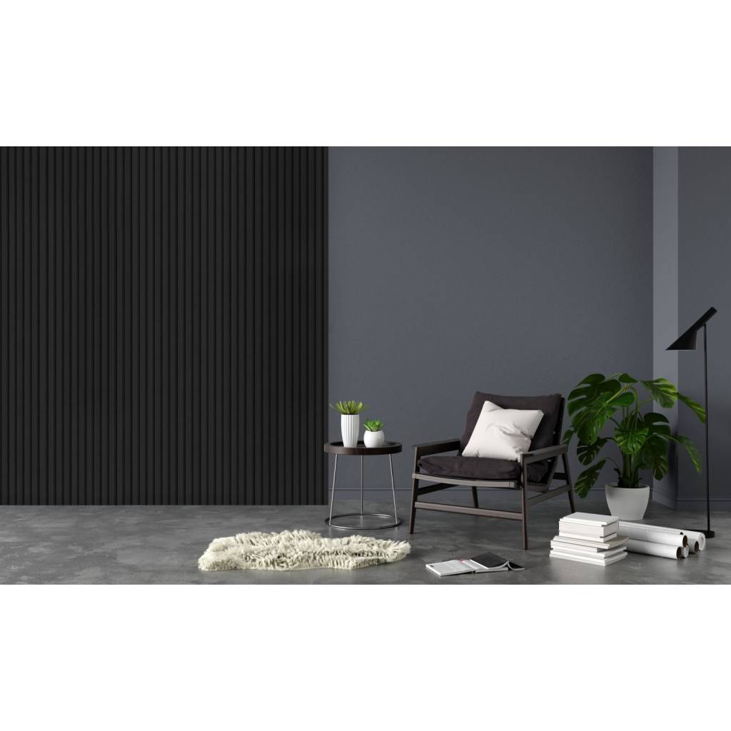 Zestaw Lamele Czarne matowe M 723, Listwa startowa lewa, Listwa zakończeniowa Prawa, 120032940, 120035909, 120035910