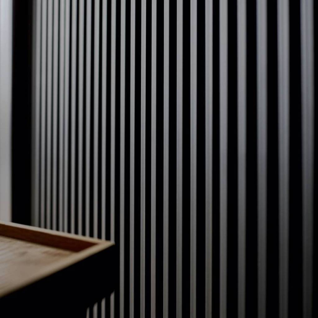 Zestaw Lamele Czarne matowe M 723, Listwa startowa lewa, Listwa zakończeniowa Prawa, 120032940, 120035909, 120035910