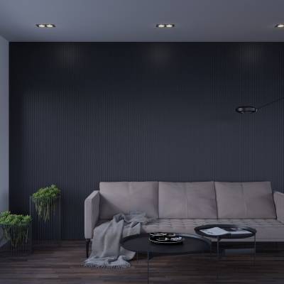 Zestaw Lamele Czarne matowe M 723, Listwa startowa lewa, Listwa zakończeniowa Prawa, 120032940, 120035909, 120035910