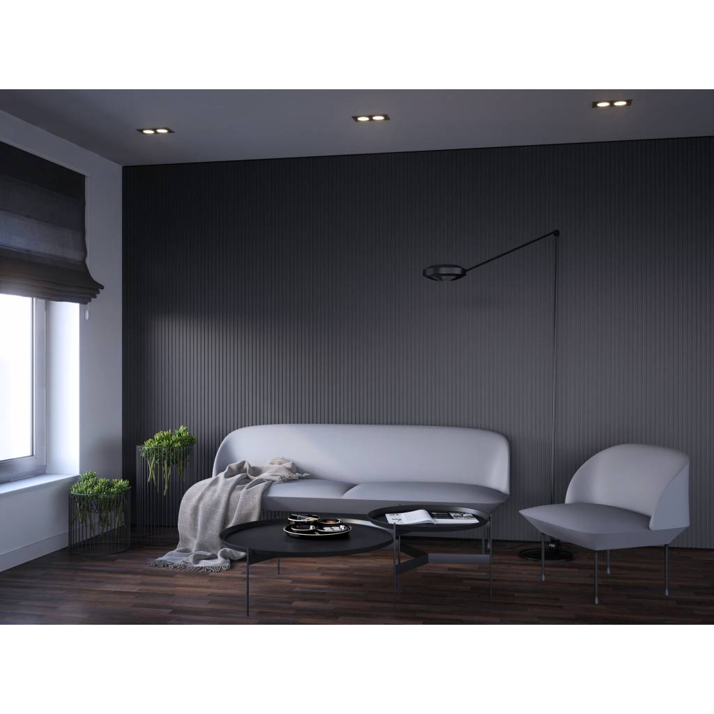 Zestaw Lamele Czarne matowe M 723, Listwa startowa lewa, Listwa zakończeniowa Prawa, 120032940, 120035909, 120035910