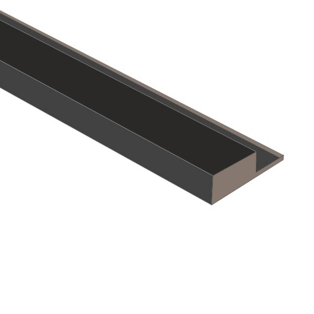 Zestaw Lamele Czarne matowe M 723, Listwa startowa lewa, Listwa zakończeniowa Prawa, 120032940, 120035909, 120035910