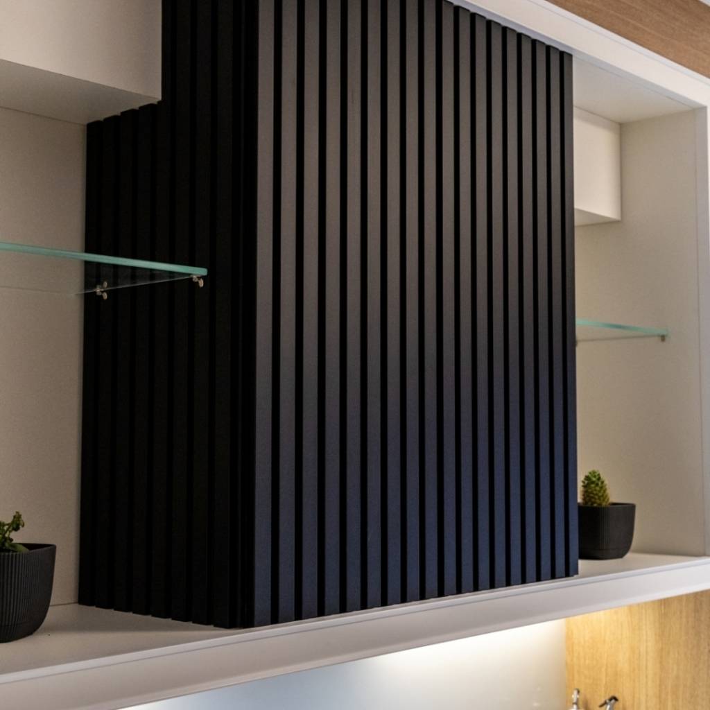 Zestaw Lamele Czarne matowe M 723, Listwa startowa lewa, Listwa zakończeniowa Prawa, 120032940, 120035909, 120035910