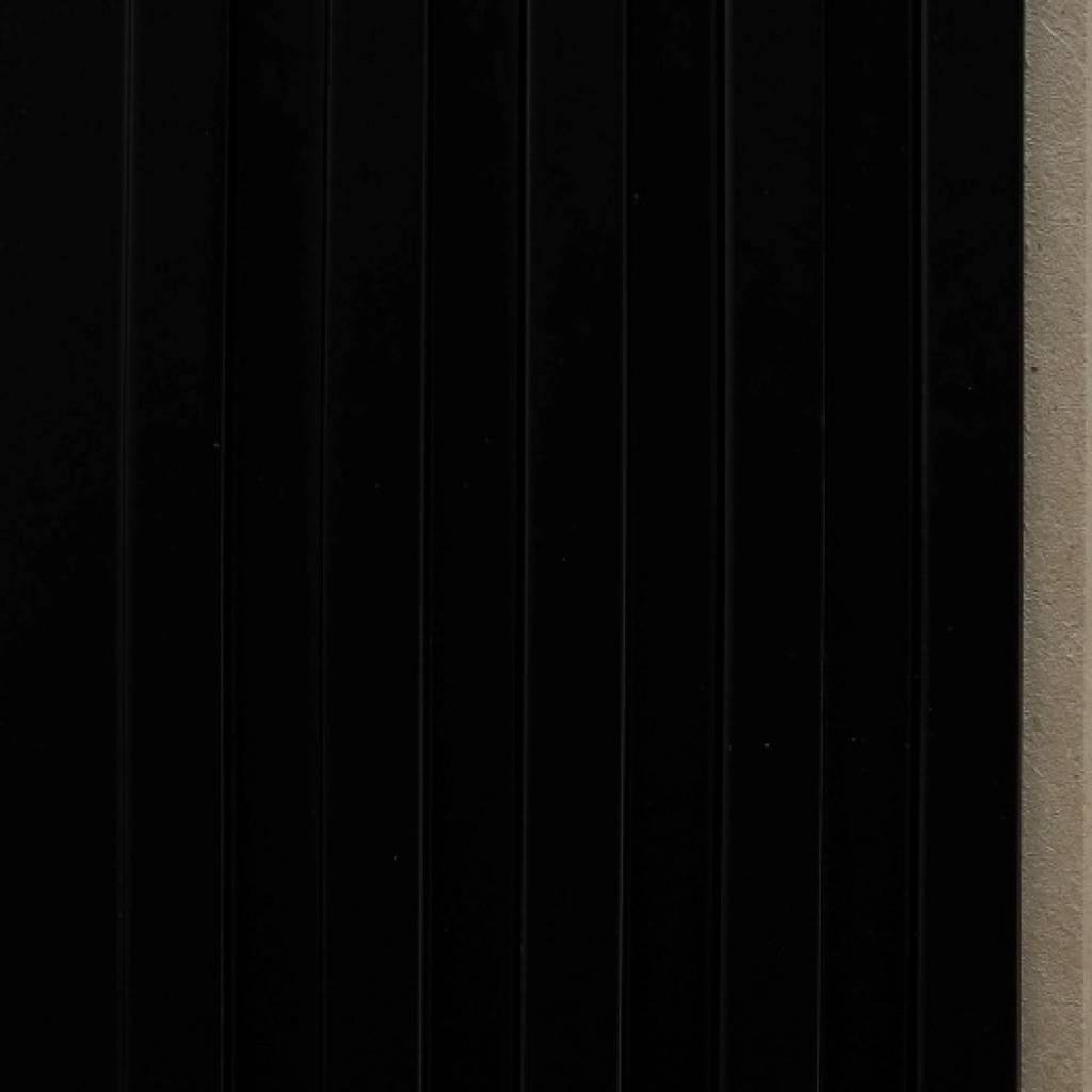 Zestaw Lamele Czarne matowe M 723, Listwa startowa lewa, Listwa zakończeniowa Prawa, 120032940, 120035909, 120035910