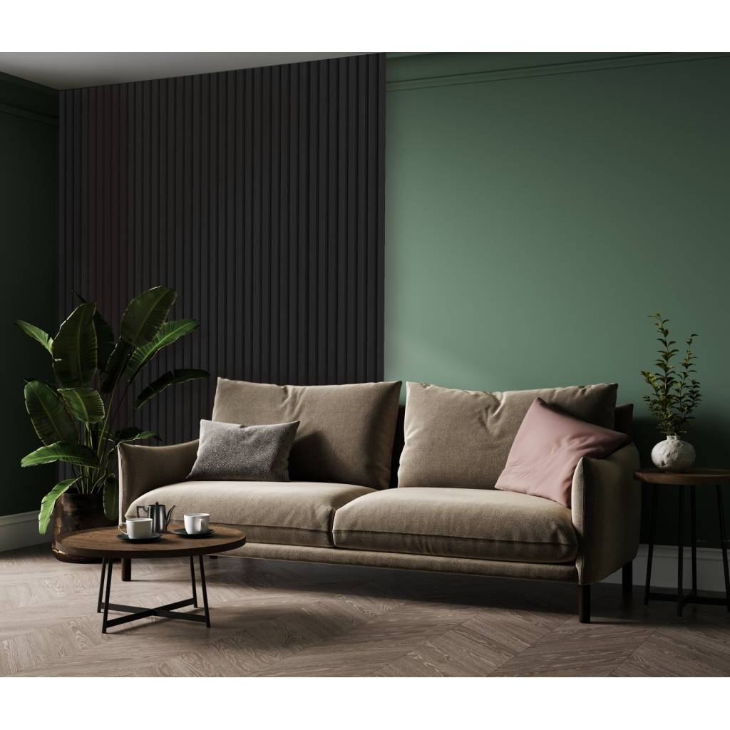 Zestaw Lamele Czarne matowe M 723, Listwa startowa lewa, Listwa zakończeniowa Prawa, 120032940, 120035909, 120035910