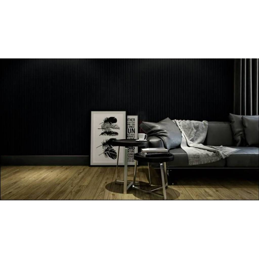 Zestaw Lamele Czarne matowe M 723, Listwa startowa lewa, Listwa zakończeniowa Prawa, 120032940, 120035909, 120035910