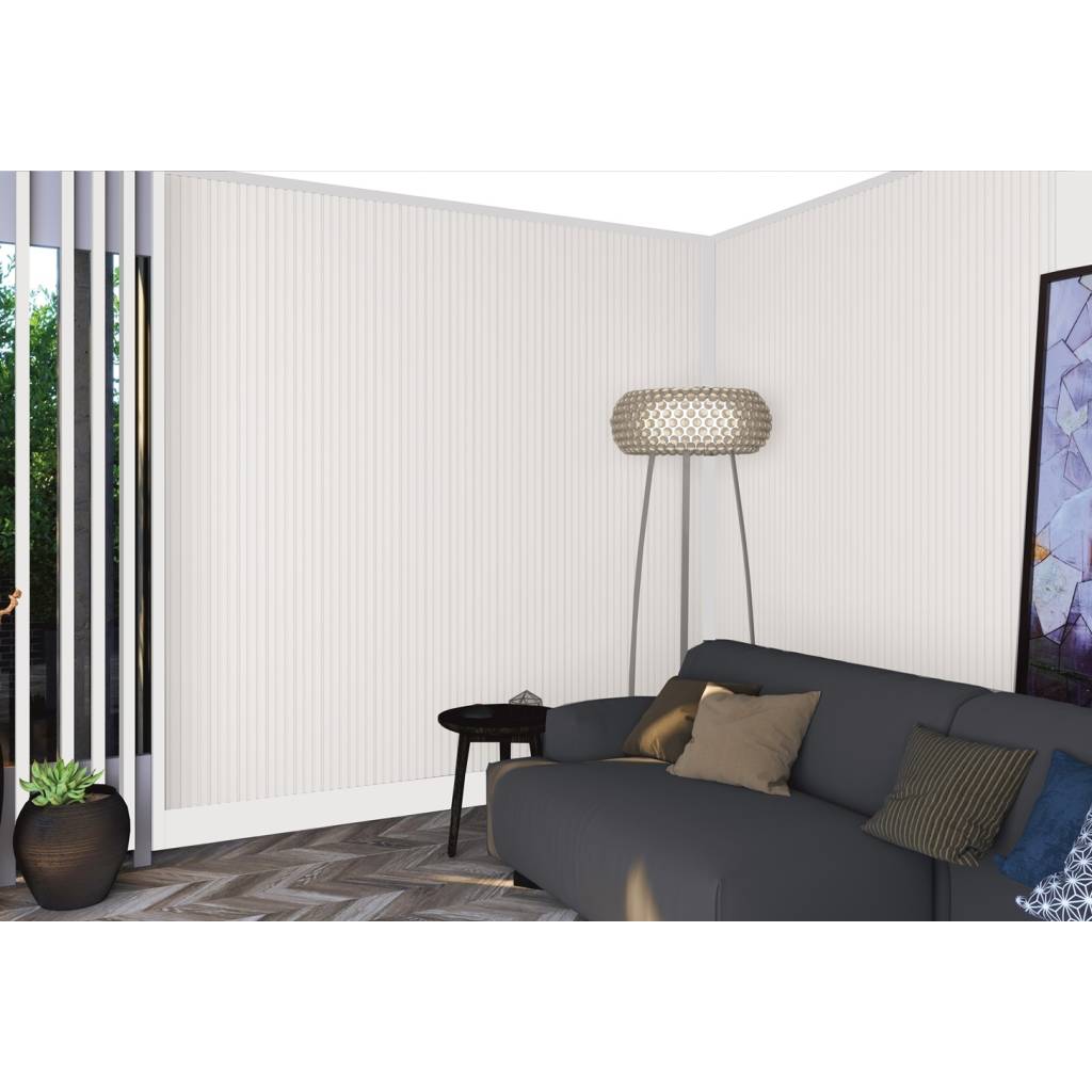 Zestaw Lamele Białe matowe M 231, Listwa startowa Lewa, Listwa zakończeniowa Prawa, 231, 120034195, 120034203