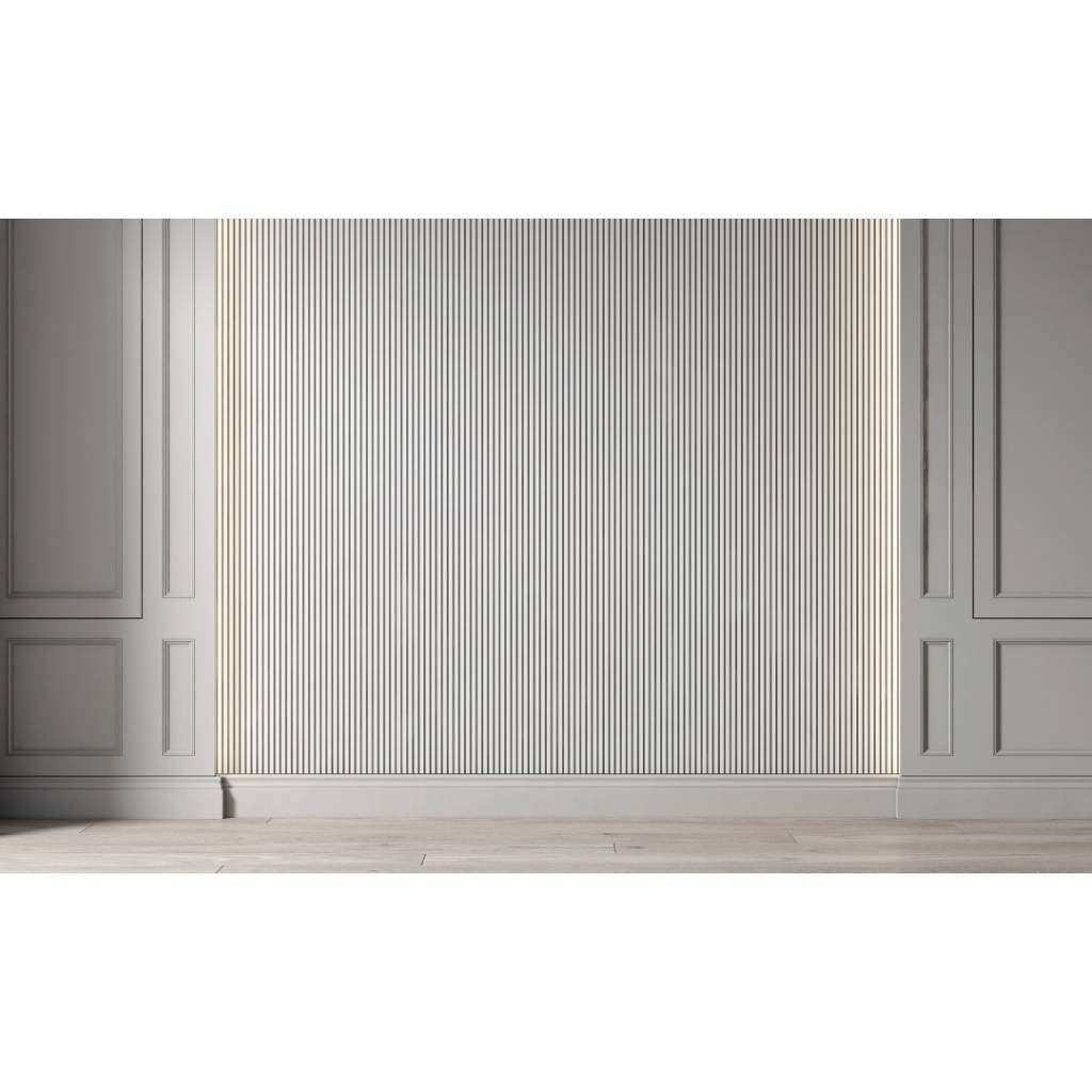 Zestaw Lamele Białe matowe M 231, Listwa startowa Lewa, Listwa zakończeniowa Prawa, 231, 120034195, 120034203