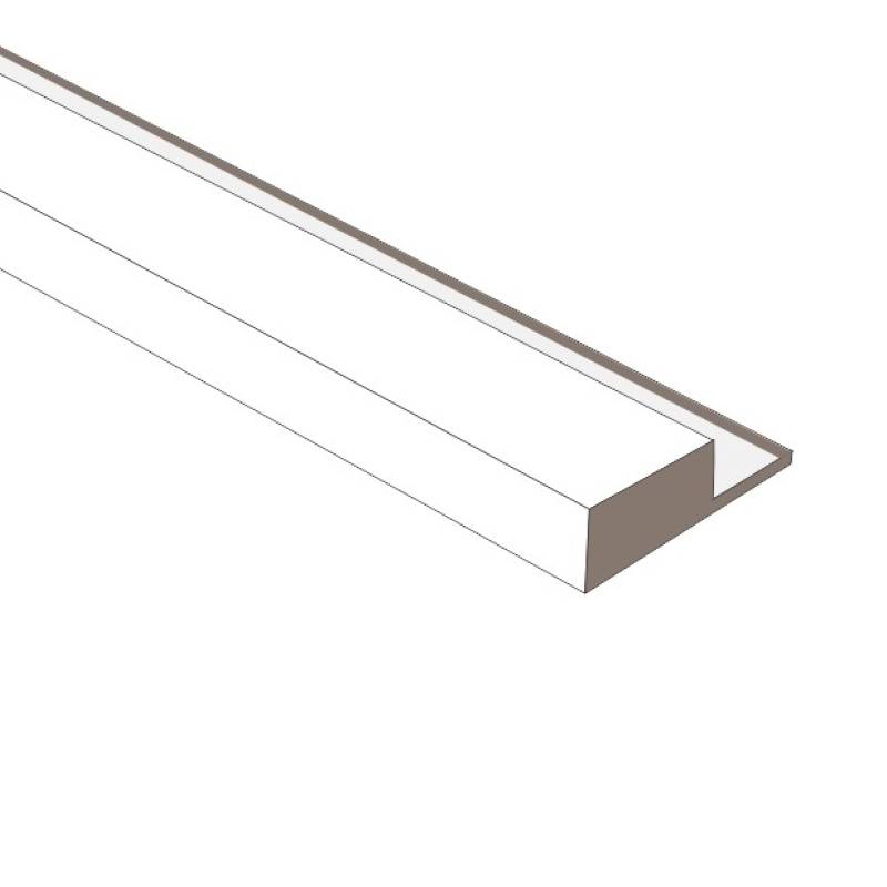 Zestaw Lamele Białe matowe M 231, Listwa startowa Lewa, Lis