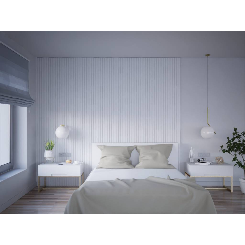 Zestaw Lamele Białe matowe M 231, Listwa startowa Lewa, Listwa zakończeniowa Prawa, 231, 120034195, 120034203