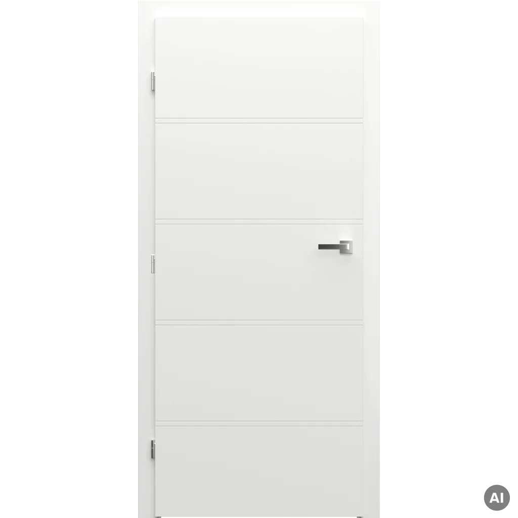 Skrzydło Porta Trim T Białe Frezowane lewe 70 przylgowe, SPXLT10L07LBI0SC30H000