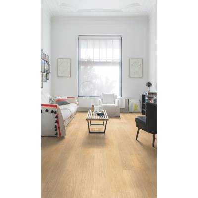 Panele Podłogowe Dąb Satynowy Biały  LPU1283 AC4 9.5 mm