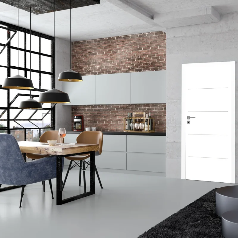 Drzwi DRE Binito 20 przylgowe prawe 80cm plaster miodu, DRE