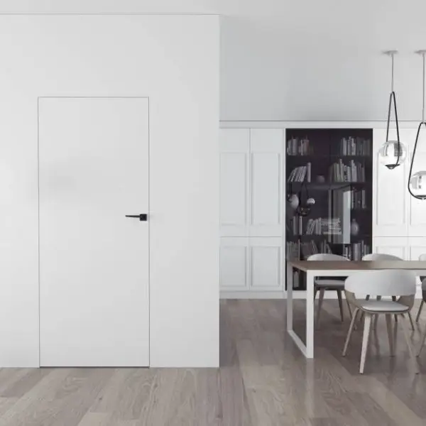 Drzwi Sara Eco 2 odwrotna przylga ukryte prawe 80 cm otwiera