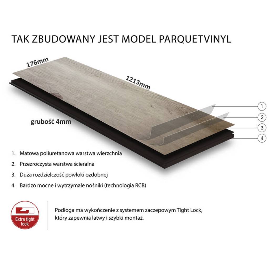 Panele Winylowe LVT Colorado Lake COLO-1515 Klasa 33 4 mm